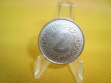 Vtg Japanese Slot Machine TOKEN Arcade Gaming Pachinko Slot Coin " DAISHIN  Z "