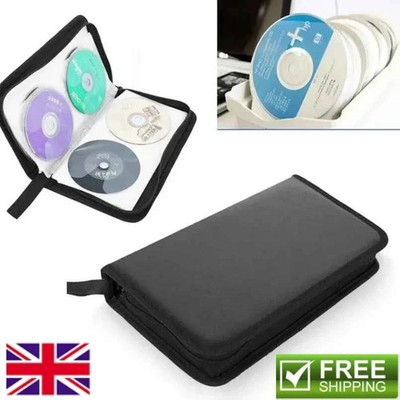 80-Hüllen Disc DVD CD Disc Halter Tragetasche Schutz Aufbewahrungstasche Brieftaschen
