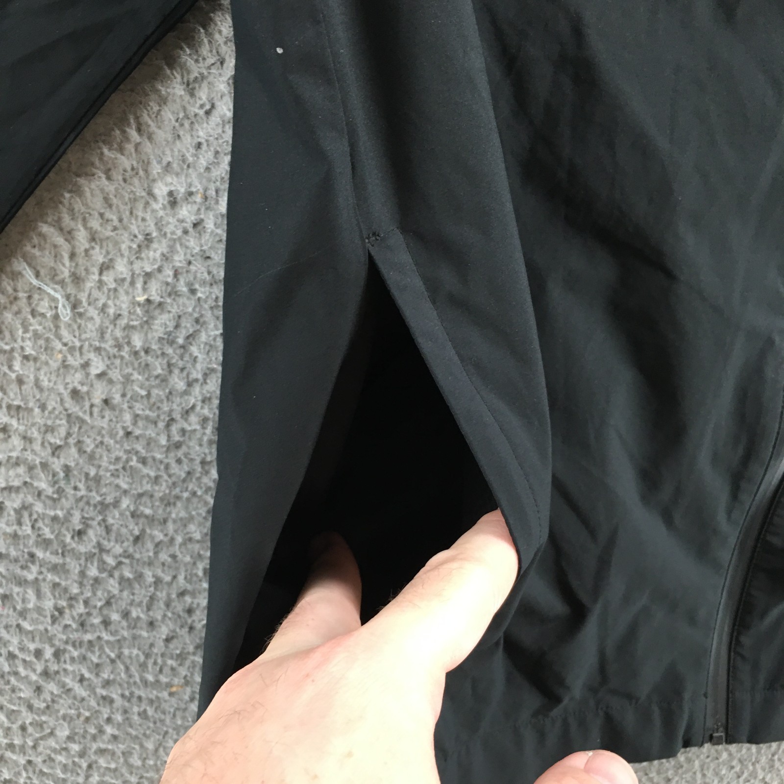 Fabletics Waterproof Rain Jacket Mens Medium Blac… - image 4