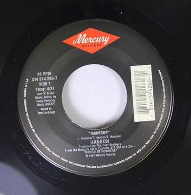 90'S 45 Hanson - Mmmbop / Where'S The Love On Mercury