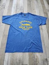 Vtg 90s Edenwood Swim team Parent T-shirt XL Made in USA