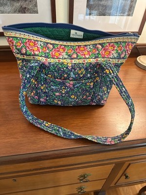 Vintage Vera Bradley 1998 Bluebirds Tote Purse