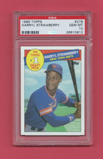 1985 Topps Darryl Strawberry #278 First Draft Pick PSA 10