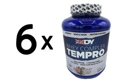 6 x Dorian Yates Whey Complex Tempro, Chocolate Hazelnut - 2270g (30,10 EUR/kg)