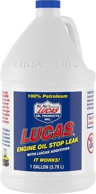 Lucas Oil 10279 Engine Oil Additives, Engine Oil Stop Leak, Gallon Size Bottle