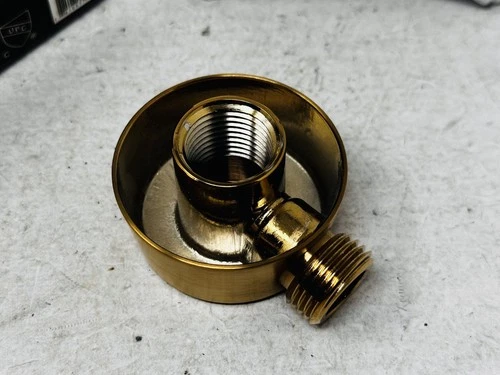 Signature Hardware SHWE2040BG Shower Supply Elbow for Hand Showers, Brushed Gold - Picture 4 of 5