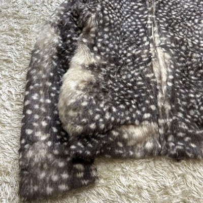 Tsumori Chisato fur Bambi spotted seal hoodie jacket size:2 | eBay