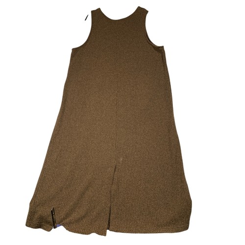 Westbound II Knit Tank Maxi Dress Casual Sleeveless Brown Pockets Plus Size 1X - Picture 6 of 6