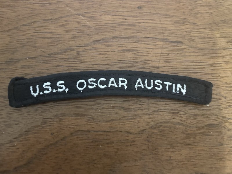 US Navy Shoulder Rocker Tab: U.S.S. Oscar Austin