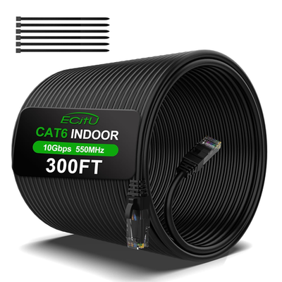 #ad Cat 6 Ethernet Cable Outdoor Waterproof Network Internet Direct Burial 300 FT $49.99