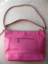fast neue CARPISA großer Shopper Schultertasche pink + 2 Extras