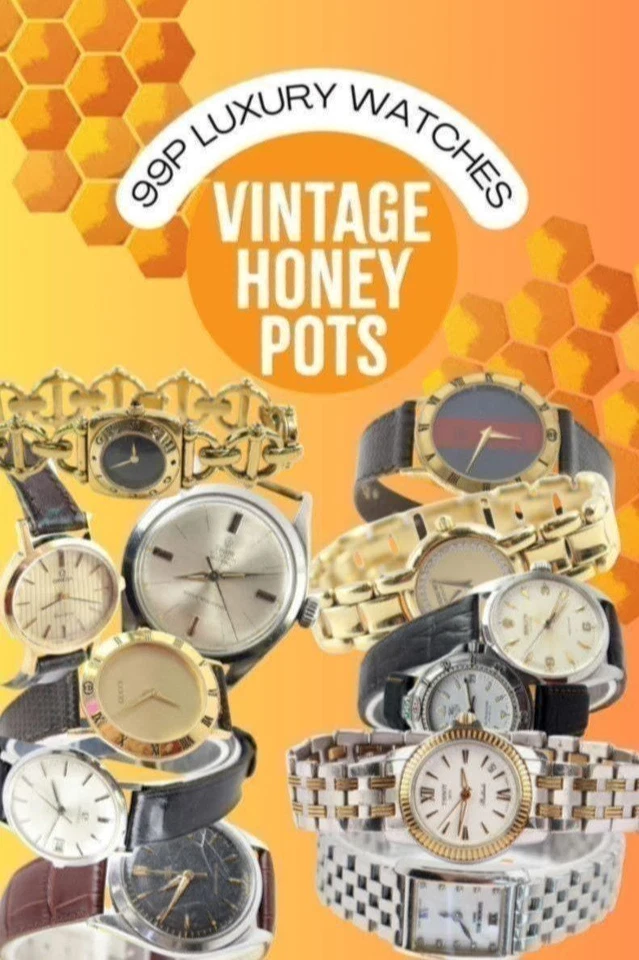 Watch Wednesday with VintageHoneyPots | 99p starts | Seiko, Tissot & Arena