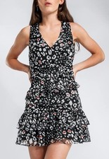 East Order Skye Mini leopard print Women s Dress size large