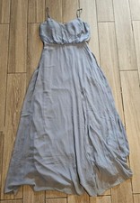 Birdy Grey Bridesmaid Dress Slate Blue Women  s Medium Long Formal Gown