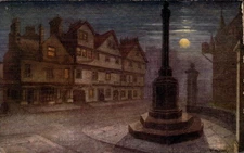 Vintage Postcard Huntly House Canongate Cross and Tolbooth Edinburgh by Moonligh