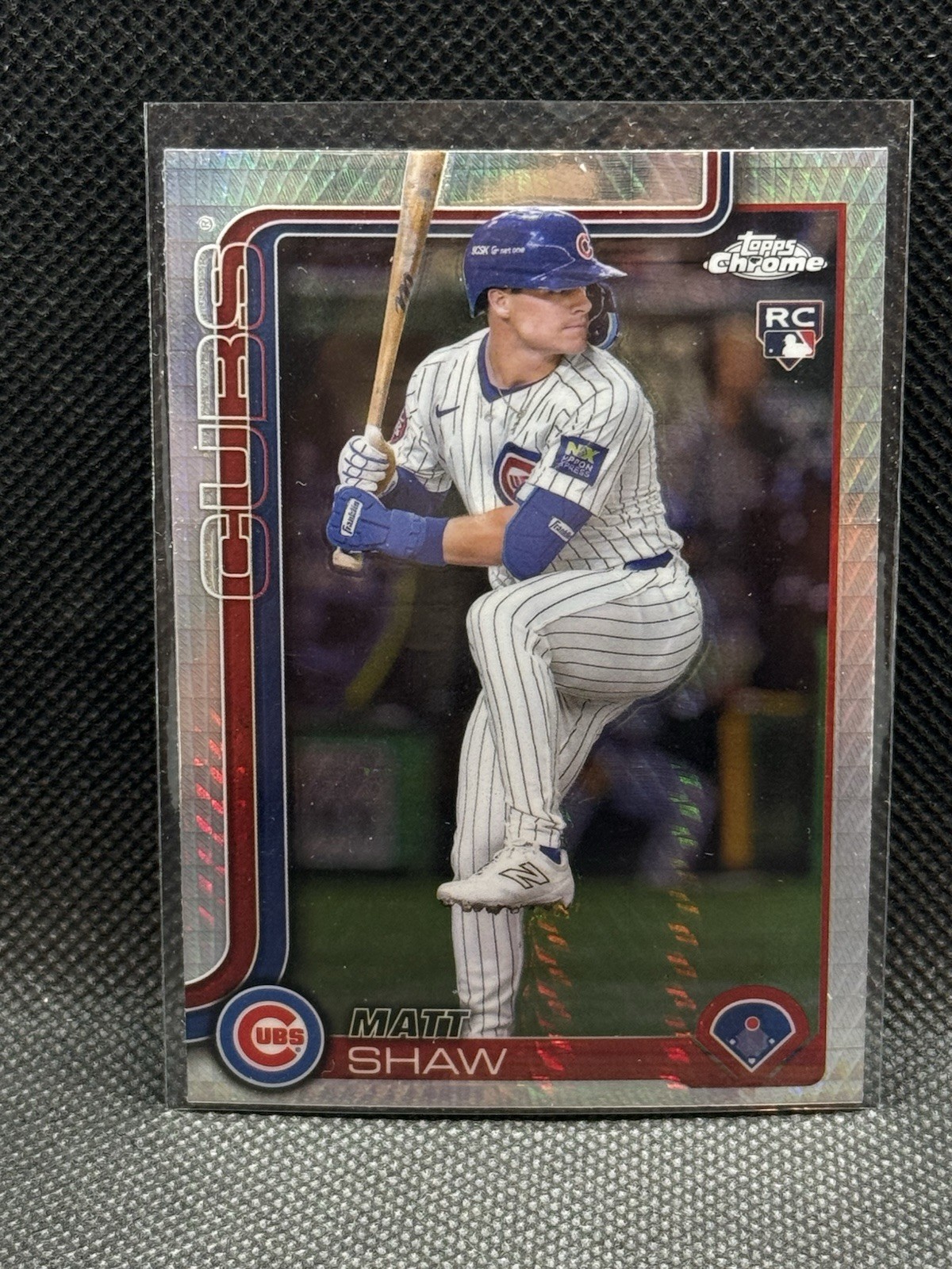 2025 Topps Chrome - Matt Shaw #219 Prism Refractor (RC)