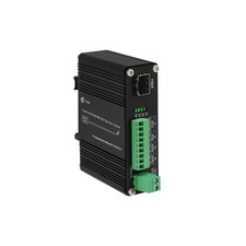 Industrial Serial RS232 RS485 RS422 to Fiber Converter Bidirectional High Spe...