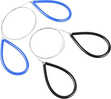 Clay Wire Cutters Pottery Tools Black & Blue Handles - Mixed 2 Pack