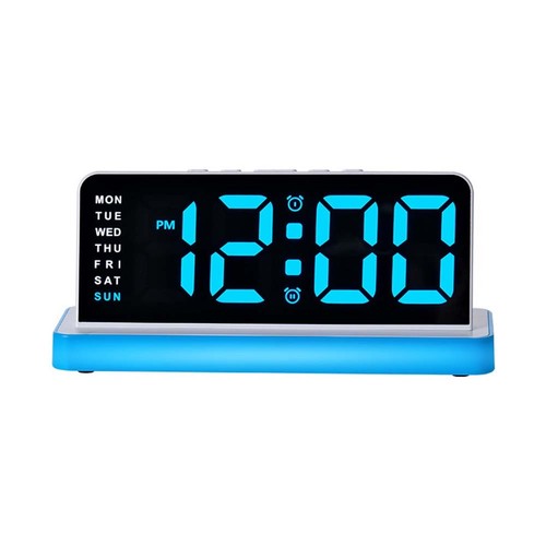 LED Clock with Alarm Function and Comfortable Night Light Illumination - Picture 7 of 19