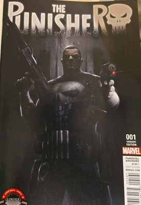 The Punisher #1  Marvel Comics July 2019 VGC Baggef And Boarded Cover Variant