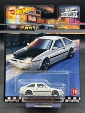 2020 Hot Wheels Premium Toyota Ae86 Sprinter Trueno White Black 18 Koiles