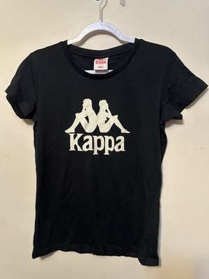 Kappa Women's Short Sleeve Westessi T-Shirt Size Large Graphic Logo Crew Neck
