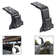 Vehicle Roof Luggage Rack Gutter Mount , Black Versatile Metal Construction