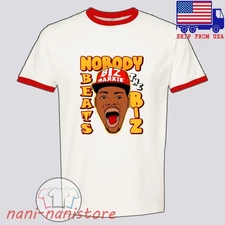 Biz Markie Nobody Beats The Biz Men's Ringer Red Size S-3XL