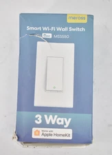 Meross Smart Wifi Wall Switch MSS50 3 Way Compatible With Siri Alexa Google