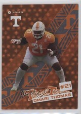 2024 University of Tennessee Volunteers Sticker Series Holo Omari Thomas 1by6