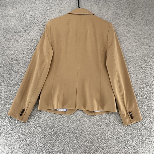 J Crew Schoolboy Blazer Womens Small Office Academia Camel Preppy Old Money - Picture 11 of 12