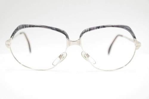 Vintage Robert Rüdger 440 78 Black Multicolored Oval Glasses Frame NOS