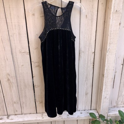 nordstrom black velvet dress