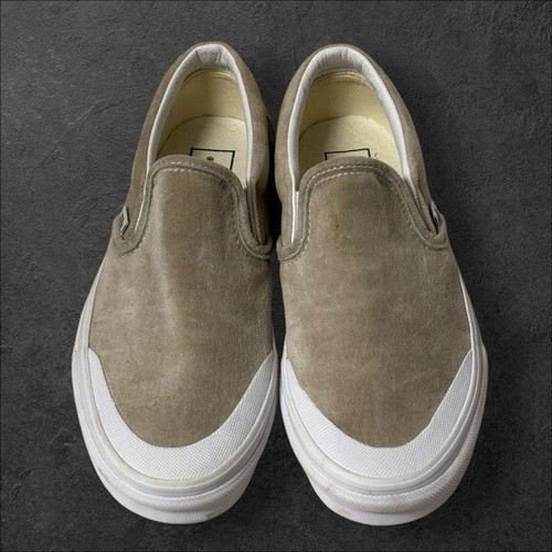 Scarpe slip-on Vans in camoscio marrone (taglia M6/W7,5) - Foto 4 di 11