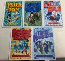 Hinkler Book Lot of 5 Revised Classics Modern Readers Hardcover Children's Books