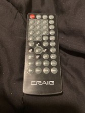 Craig CTFT713 9 Inch TFT Swivel Screen Portable DVD/CD Player Replacement Remote