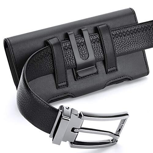for Galaxy S24 Ultra S23 Ultra S22 XL (6.85" x 3.6" x 0.75") Black-Leather - 第 7/8 張圖片