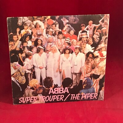 ABBA Super Trouper 1980 Dutch 7'' vinyl single 45 original The Piper record D