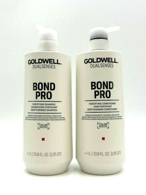 Goldwell Bond Pro Fortifying Shampoo & Conditioner/ Weak,Fragile Hair 33.8 oz