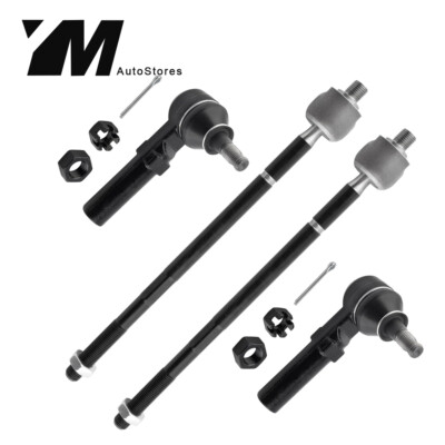 Complete Inner & Outer Tie Rods For 1996-00 Voyager Grand Caravan Town & Country