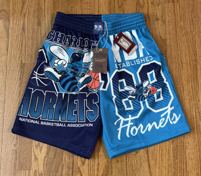 Mitchell Ness Men's Charlotte Hornets Home Away Mesh Shorts - Main Image