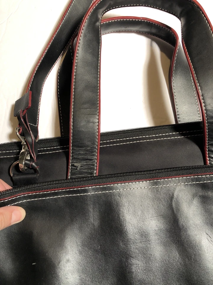 Estuche de Transporte para Portátil HP/Bolso de Oficina Negro 13”x 16” 2 Lg Bolsillos con Cremallera, 1 Pkts Laterales Foto 4 de 4