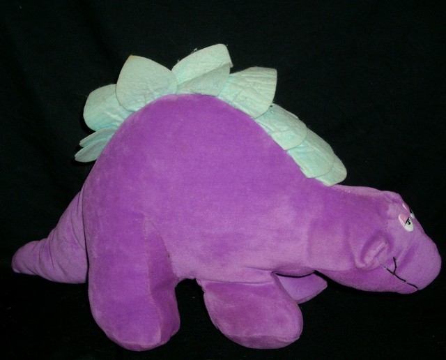 15" VINTAGE 1987 APPLAUSE WILMA PURPLE DINO DINOSAUR STUFFED ANIMAL PLUSH TOY eBay