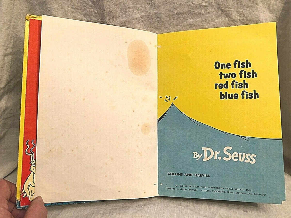 Dr Seuss - One Fish Two Fish Red Fish Blue Fish - 1st UK