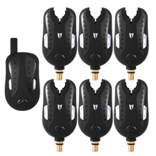 6X Digital Fishing  Bite Alarms Fish Receiver Sound Alert Indicator K5Y0