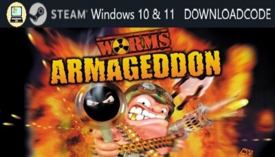 NEU PC Computer Spiel Worms Armageddon für Windows 10 11 STEAM Download Code Key