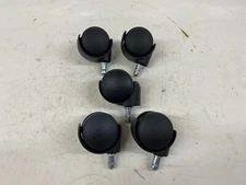 Qty 5 Unbranded 2" Office Desk Chair Swivel Stem Caster Wheels