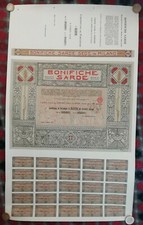 AZIONE CERTIFICATO AZIONARIO BONIFICHE SARDE 1925 PERFETTA CON CEDOLE BAKIFIGUS