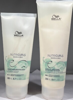 Wella Professionals NutriCurls Waves & Curls Conditioner- CHOOSE ITEM!
