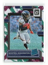 MONTRELL WASHINGTON #295 JAZZ SSP PRIZM RC 2022 OPTIC BRONCOS